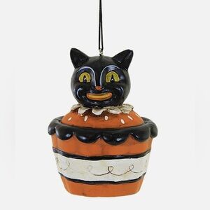 Johanna Parker Black Cat Cupcake Ornament